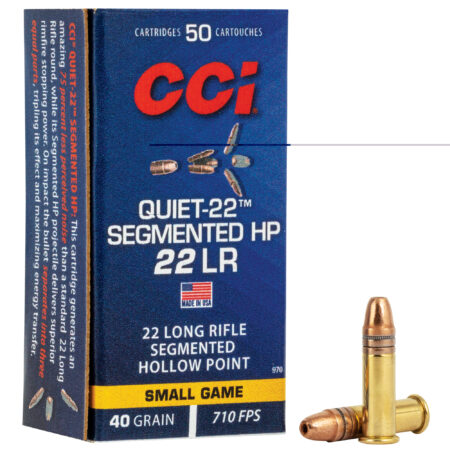 CCi Quiet Segmented 22 LR 40gr Hp 50