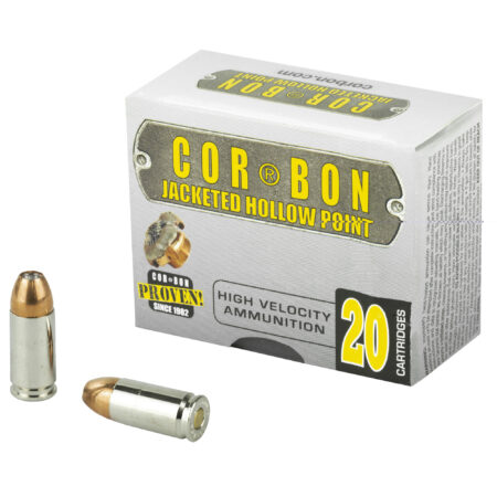 Corbon 9mm+p 115gr JHP