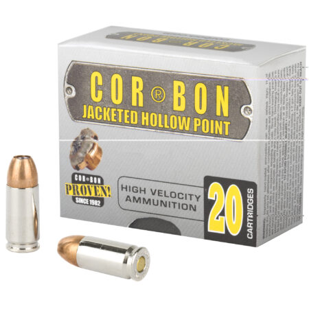 Corbon 9mm+p 125gr JHP