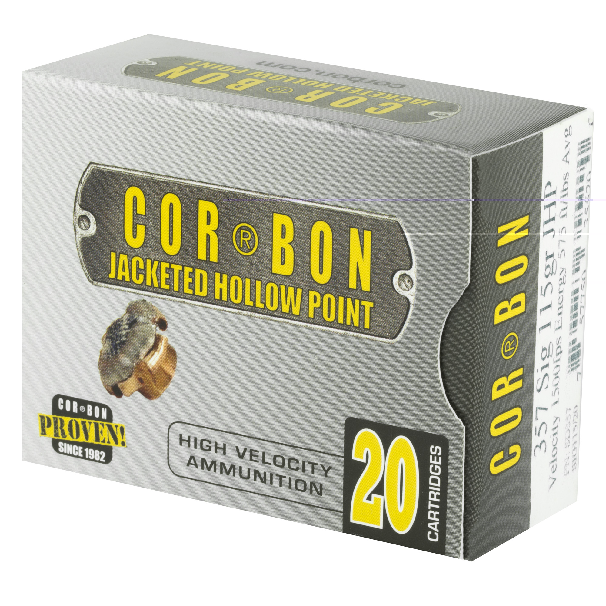 Corbon 357sig 115gr JHP - Image 4