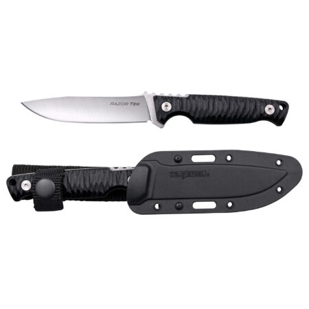 Cold Stl Razortek 4" Blk W-sheath