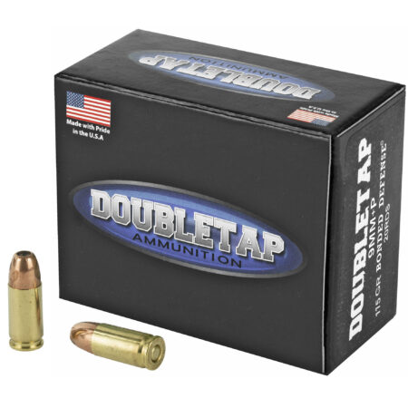 Dbltap 9mm+p 115gr JHP
