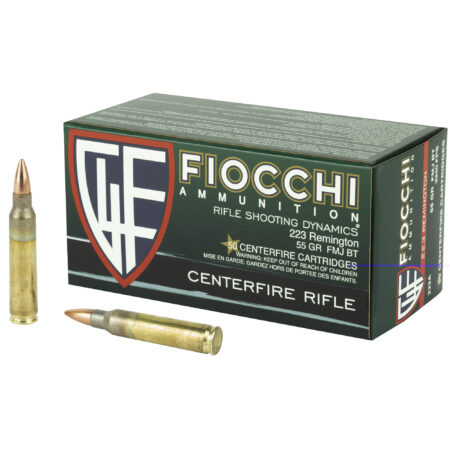 Fiocchi 223 Remington 55gr FMJ BT