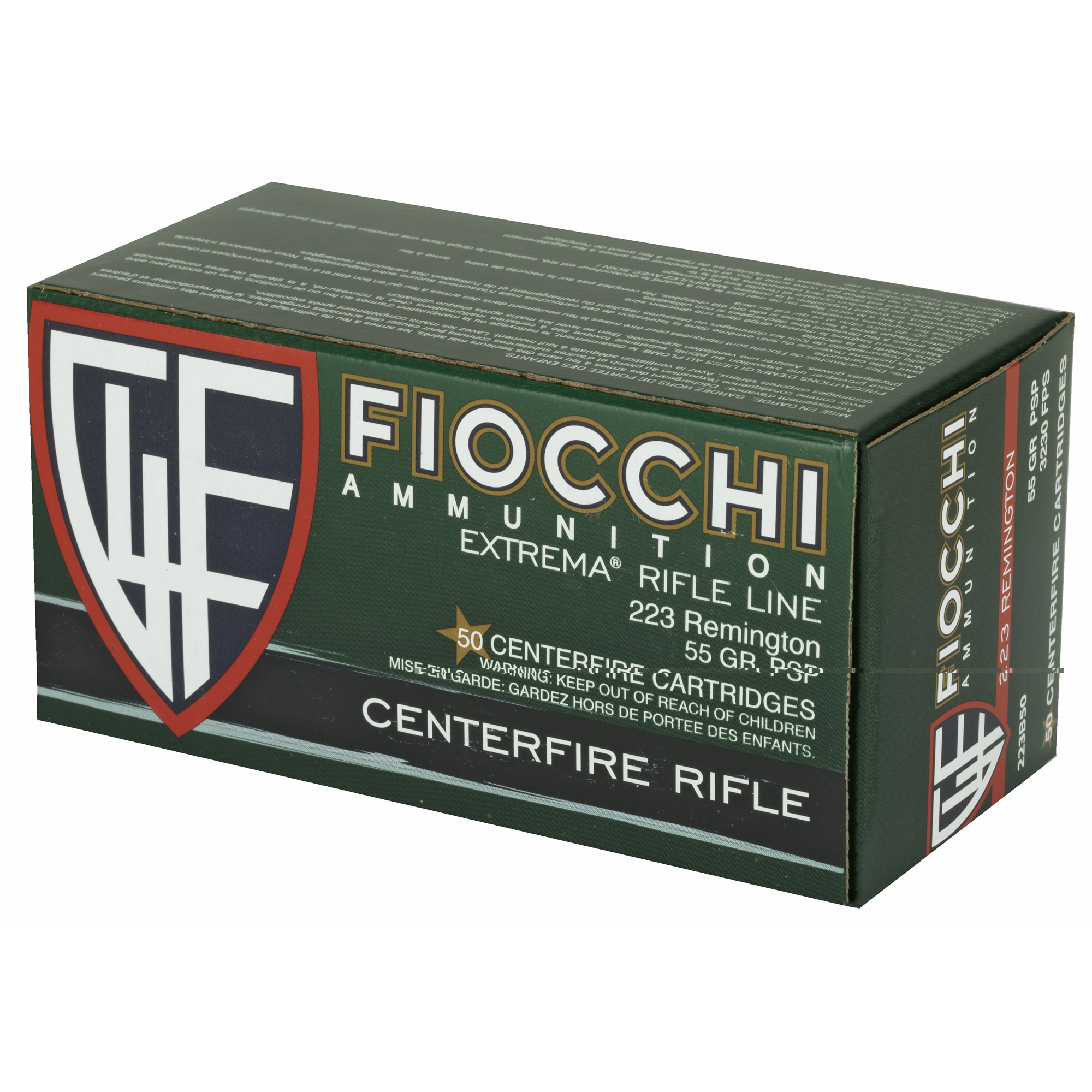 Fiocchi 223 Remington 55gr Psp - Image 4