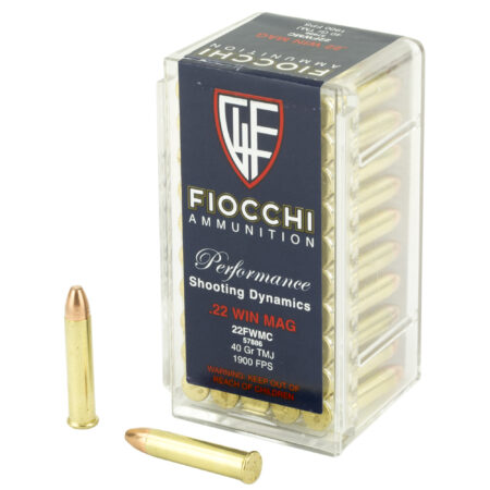 Fiocchi 22wmr 40gr FMJ