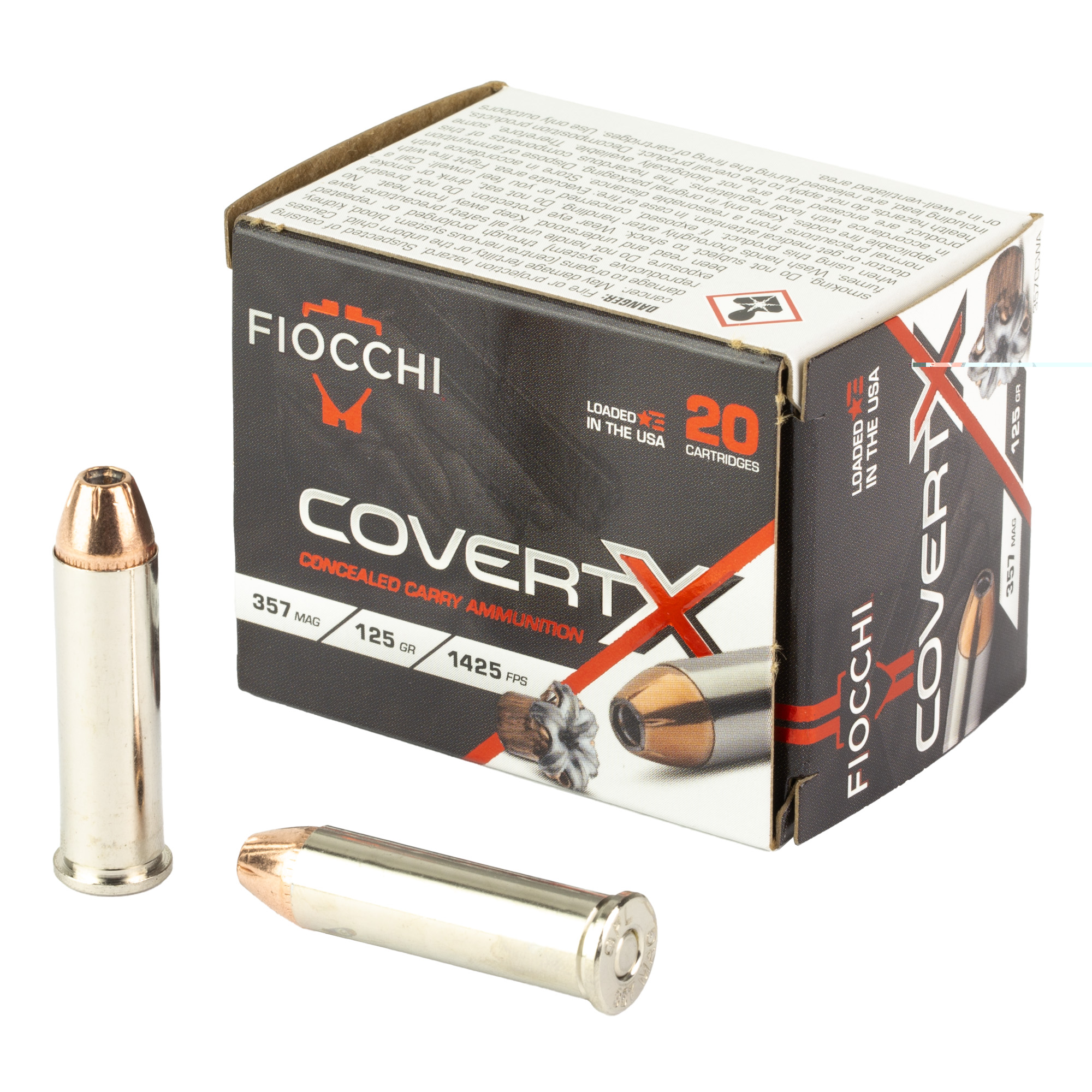 Fiocchi Covert X 357 MAG 125gr