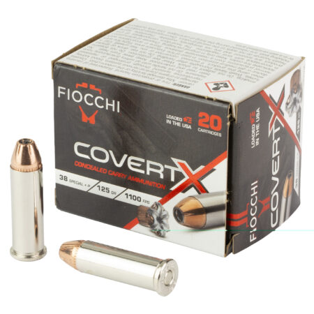 Fiocchi Covertx 38 Special+p 125gr