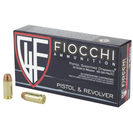Fiocchi 40sw 165gr Fmj 50-1000