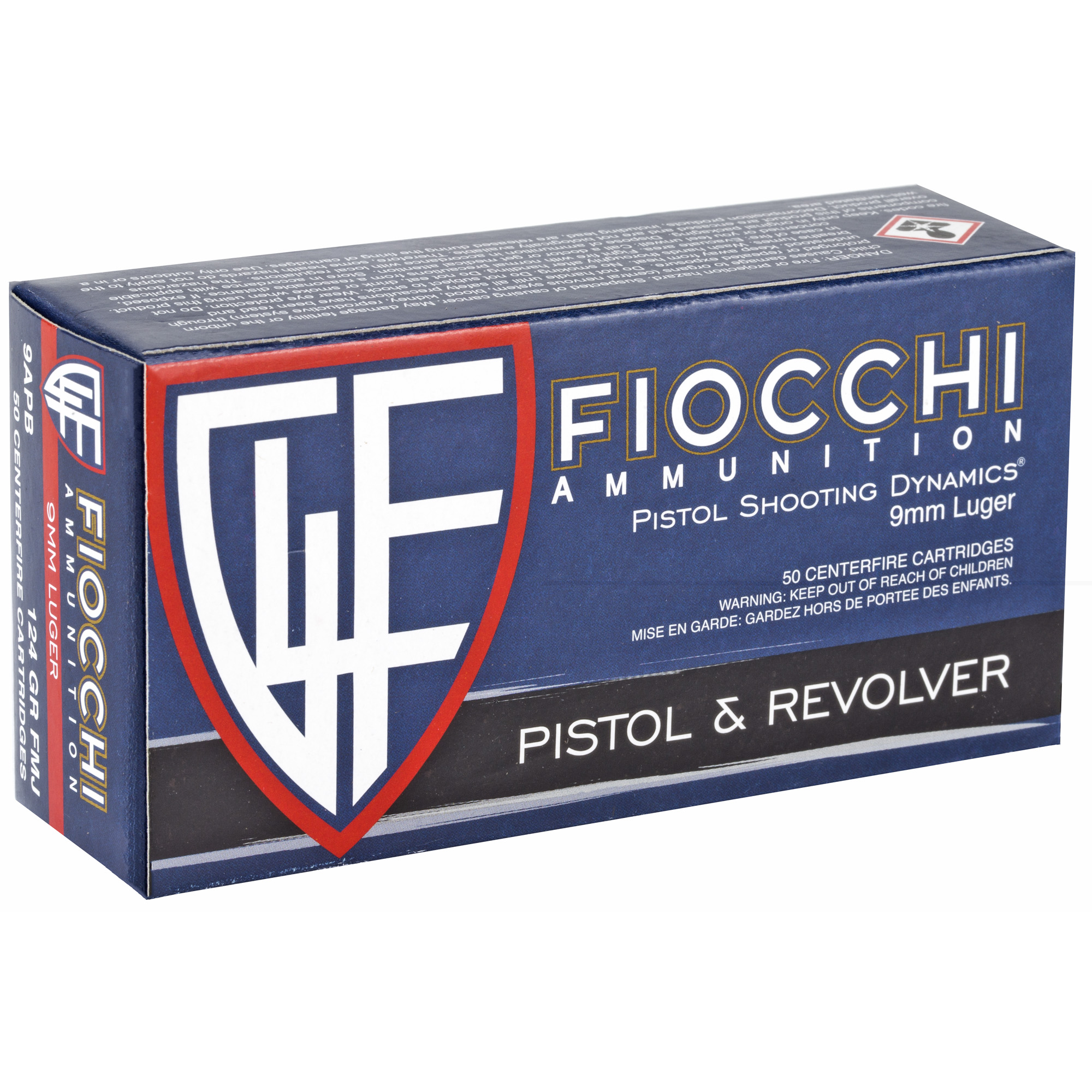 Fiocchi 9mm 124gr FMJ - Image 4