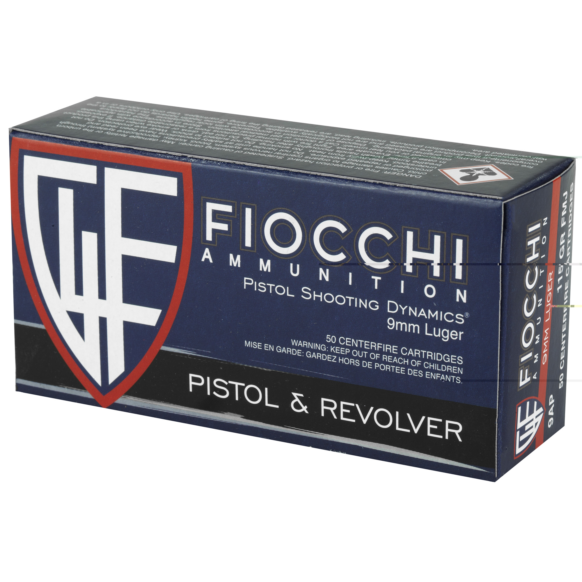 Fiocchi 9mm 147gr FMJ - Image 2