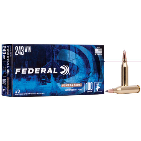 Federal Pwrshk 243 Winchester 100gr Sp