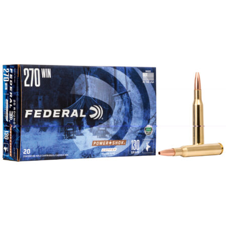 Federal Pwrshk 270Winchester 130gr Cpr