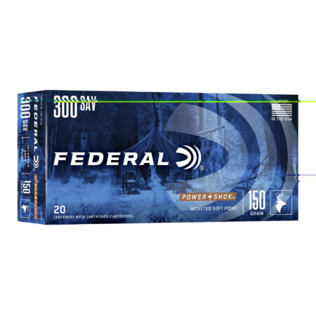 Federal Pwrshk 300 Savage 150gr Sp