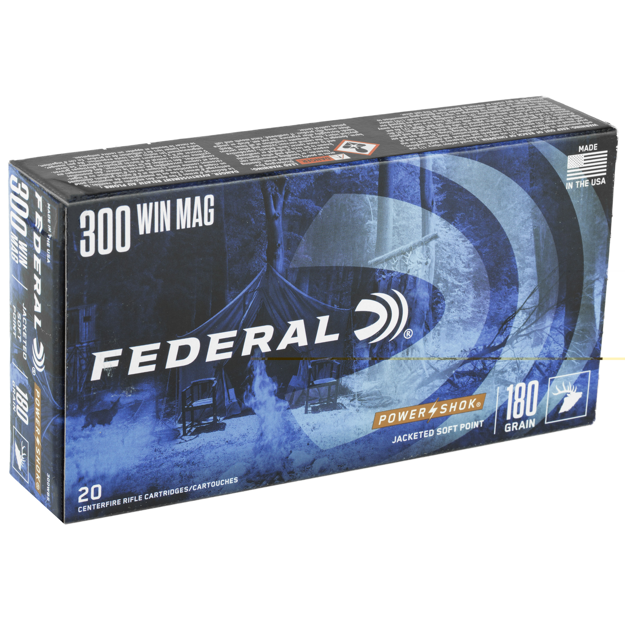 Federal Pwrshk 300 Winchester 180gr Sp - Image 3