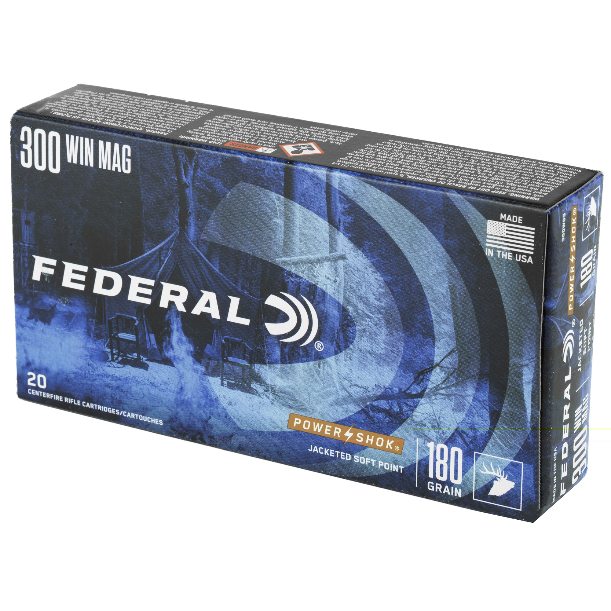 Federal Pwrshk 300 Winchester 180gr Sp - Image 2