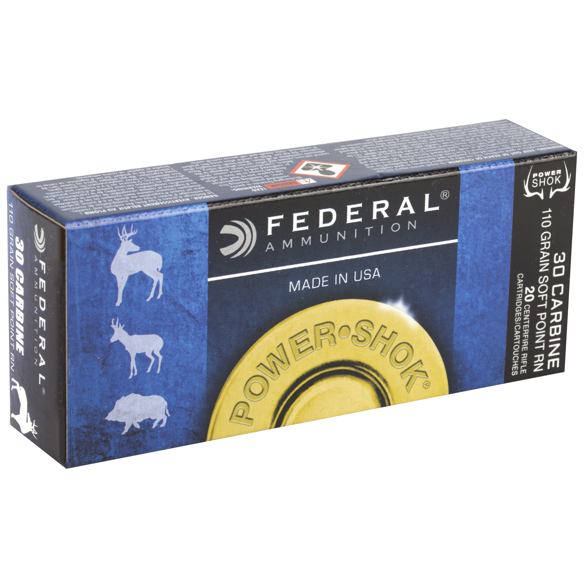 Federal Pwrshk 30 Carbine 110gr Sprn - Image 2