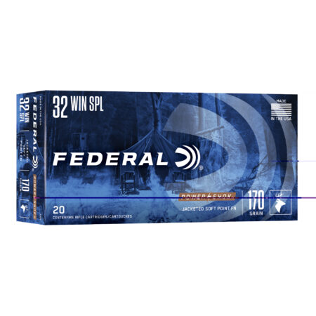 Federal Pwrshk 32Winchester Spl 170gr Sp