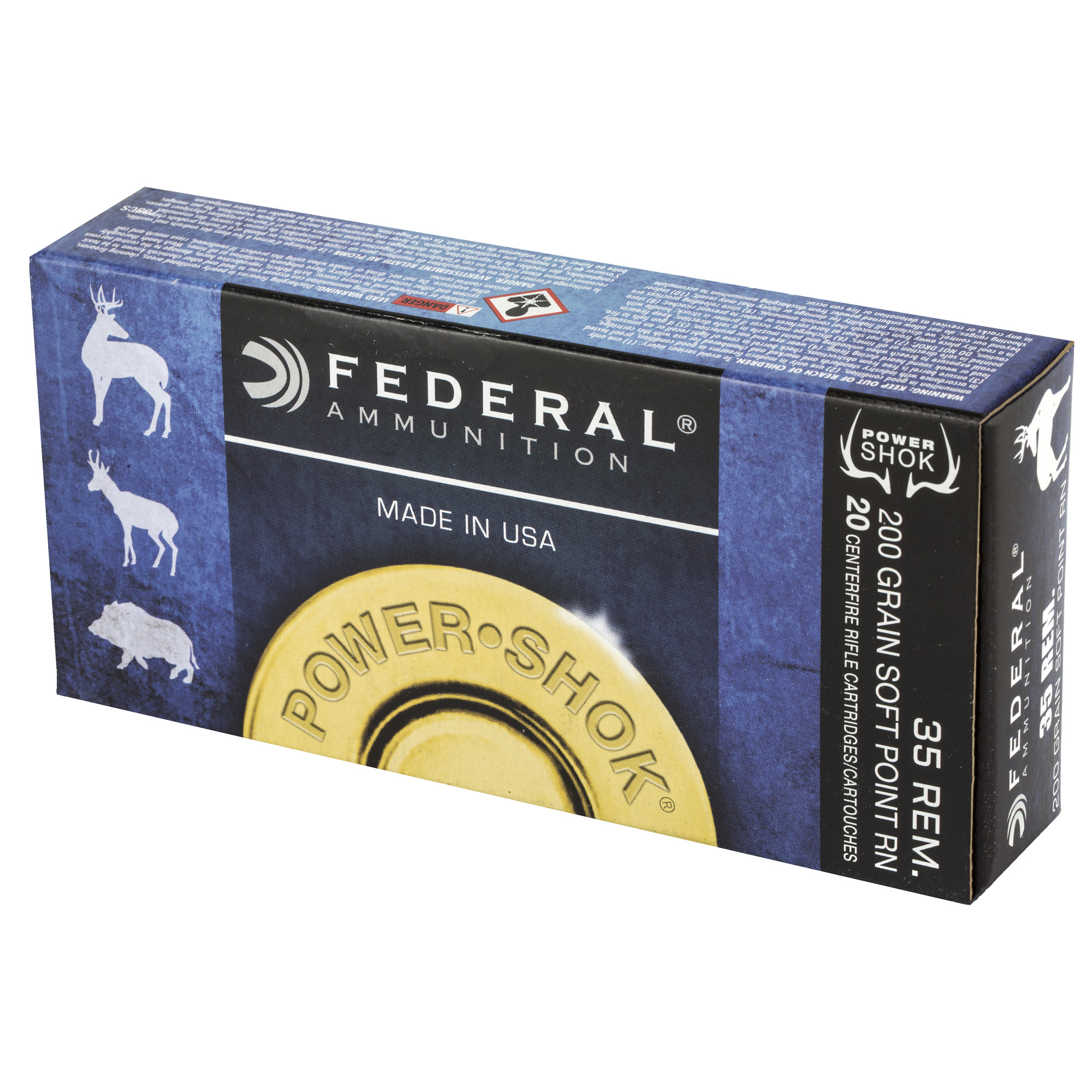 Federal Pwrshk 35Remington 200gr Sp - Image 4