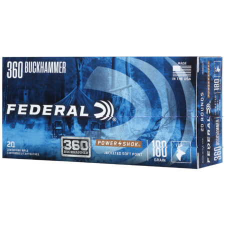 Federal Pwrshk 360 Bckhmmr 180gr