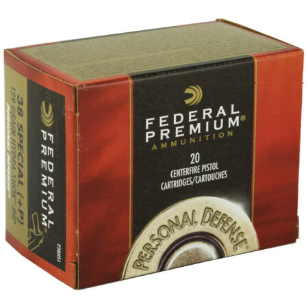 Federal Hydra-shok 38+p 129gr Hp