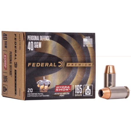 Federal Hydra-shok 40 S&W 165gr