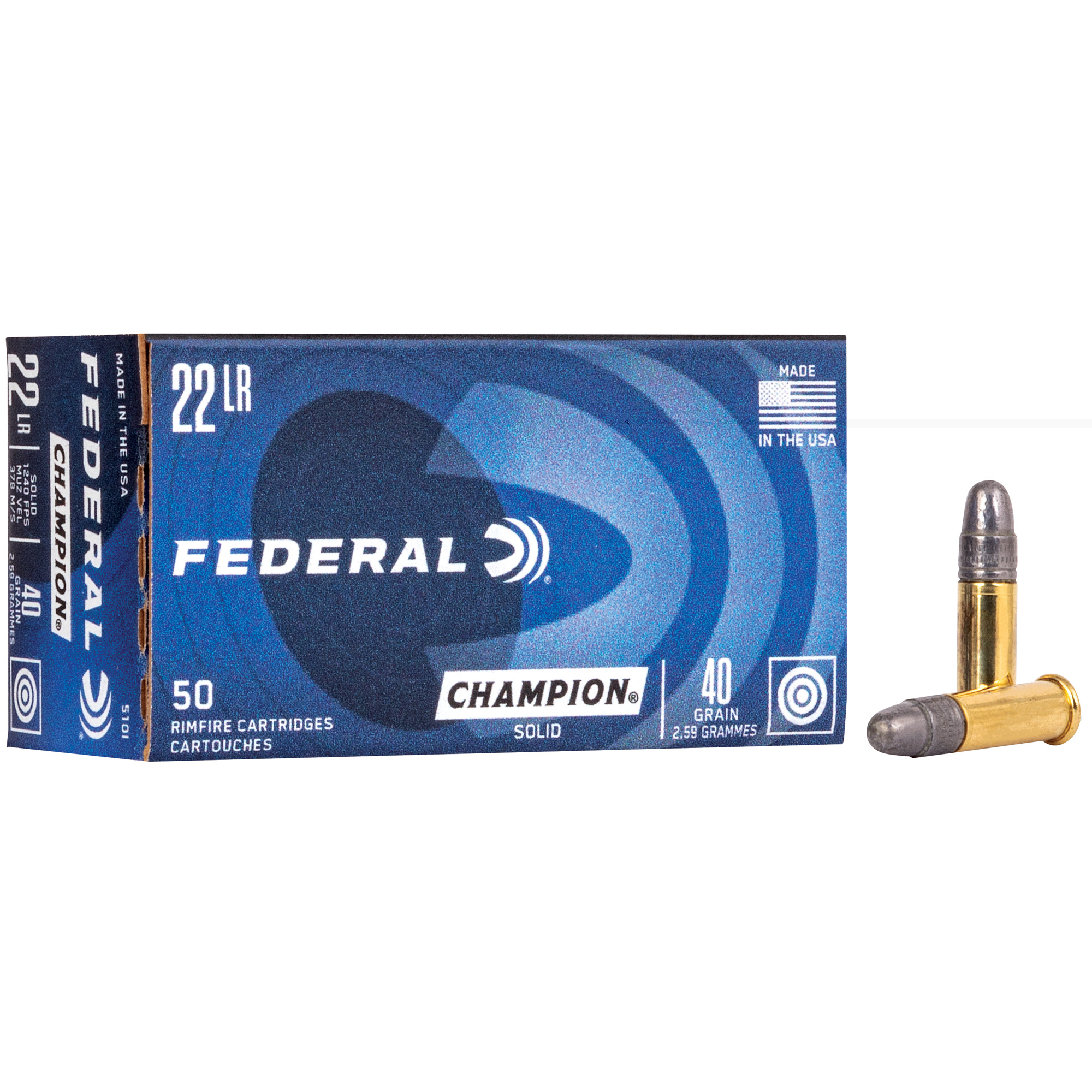 Federal Lightning 22 LR 40gr Sld 0