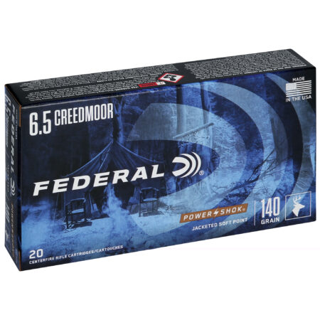 Federal Pwrshk 6.5 Creedmoormoor 140gr Sp