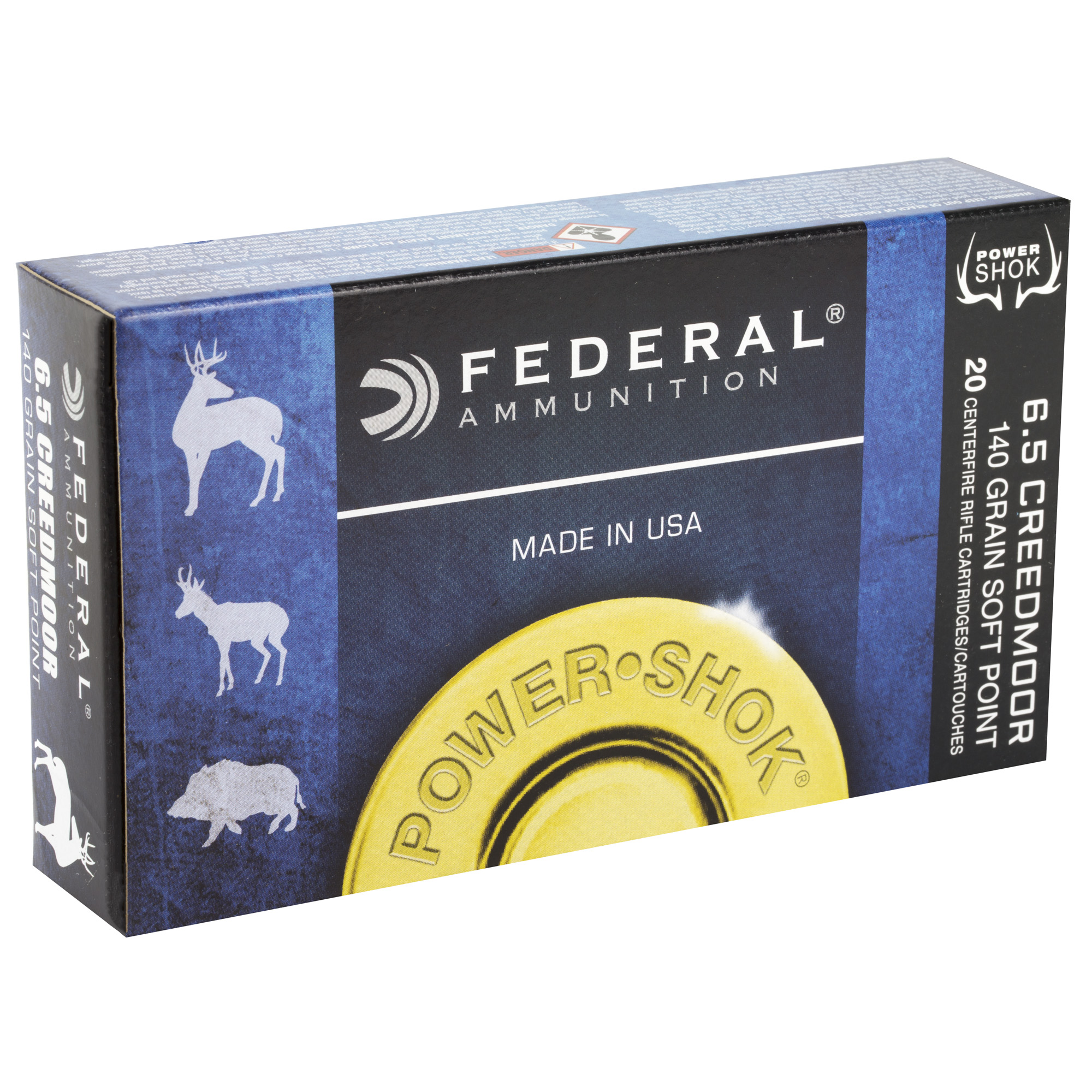 Federal Pwrshk 6.5 Creedmoormoor 140gr Sp - Image 2