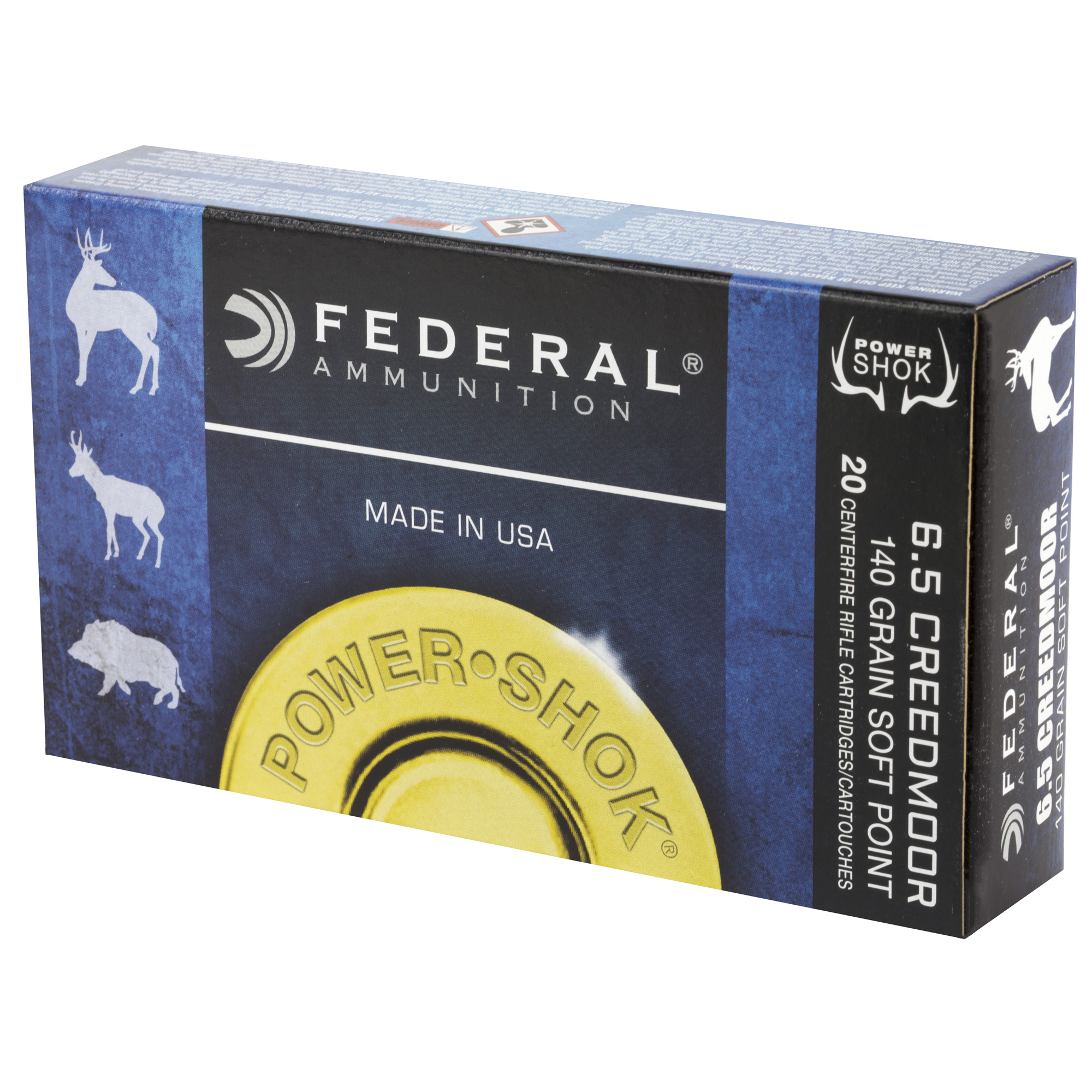 Federal Pwrshk 6.5 Creedmoormoor 140gr Sp - Image 3