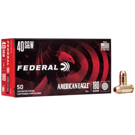 Federal Am Eagle 40 S&W 180gr FMJ