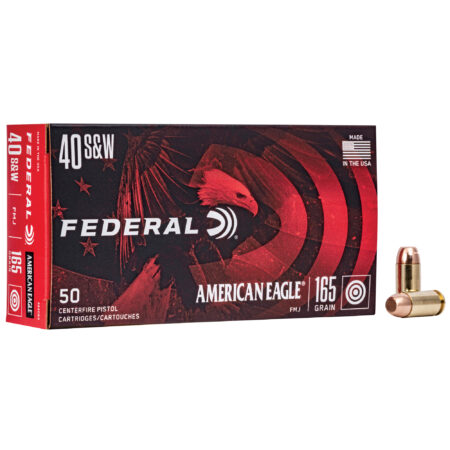 Federal Am Eagle 40 S&W 165gr FMJ