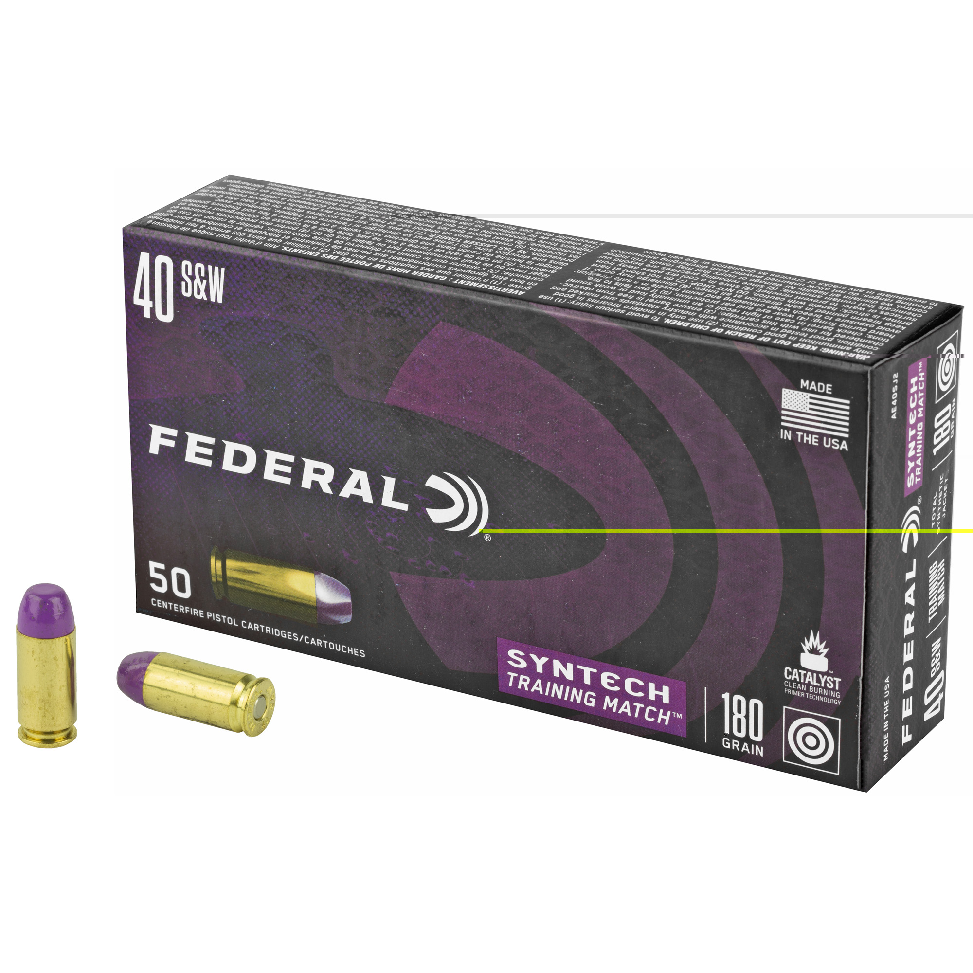 Federal Syntech 40 S&W 180gr Tsj