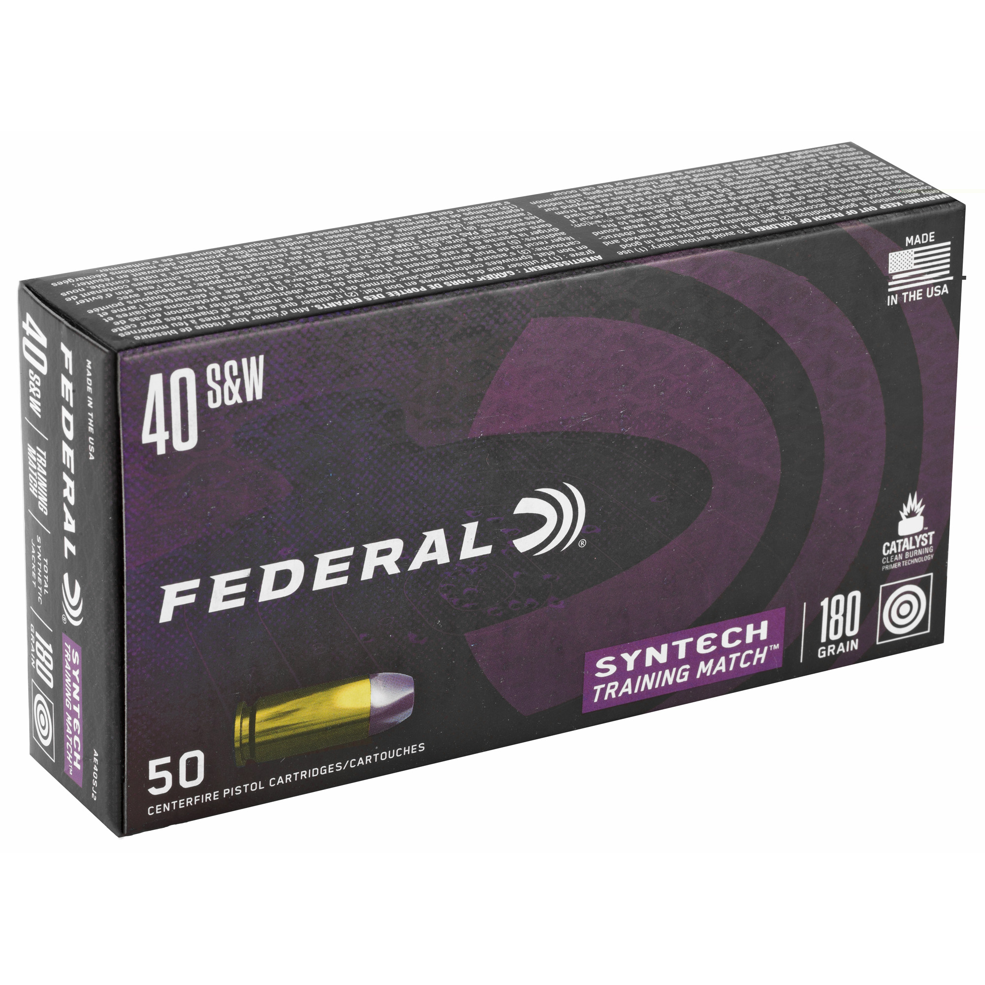 Federal Syntech 40 S&W 180gr Tsj - Image 3