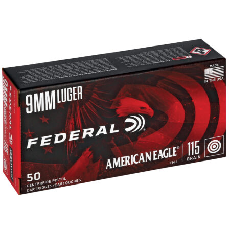 Federal Am Eagle 9mm 115gr FMJ