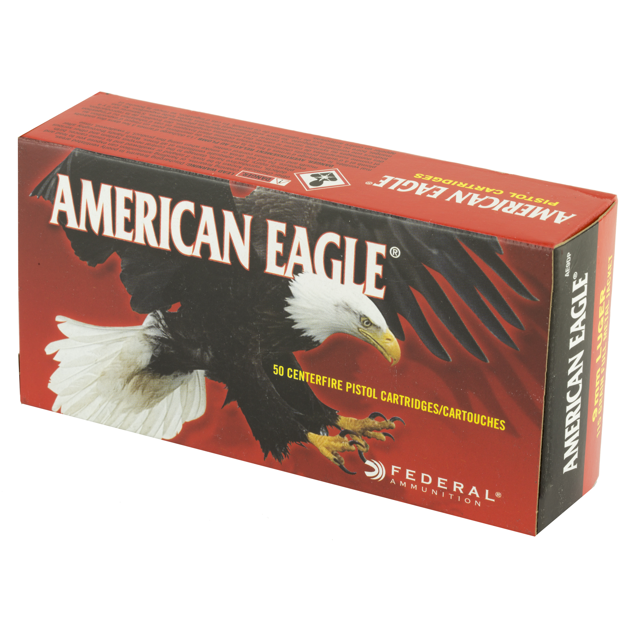 Federal Am Eagle 9mm 115gr FMJ - Image 3