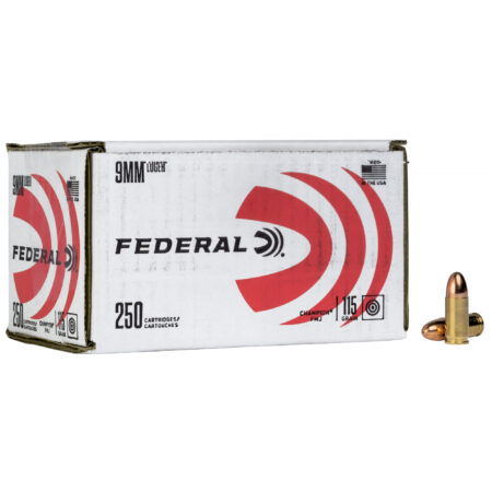 Federal Champ 9mm 115gr FMJ 2