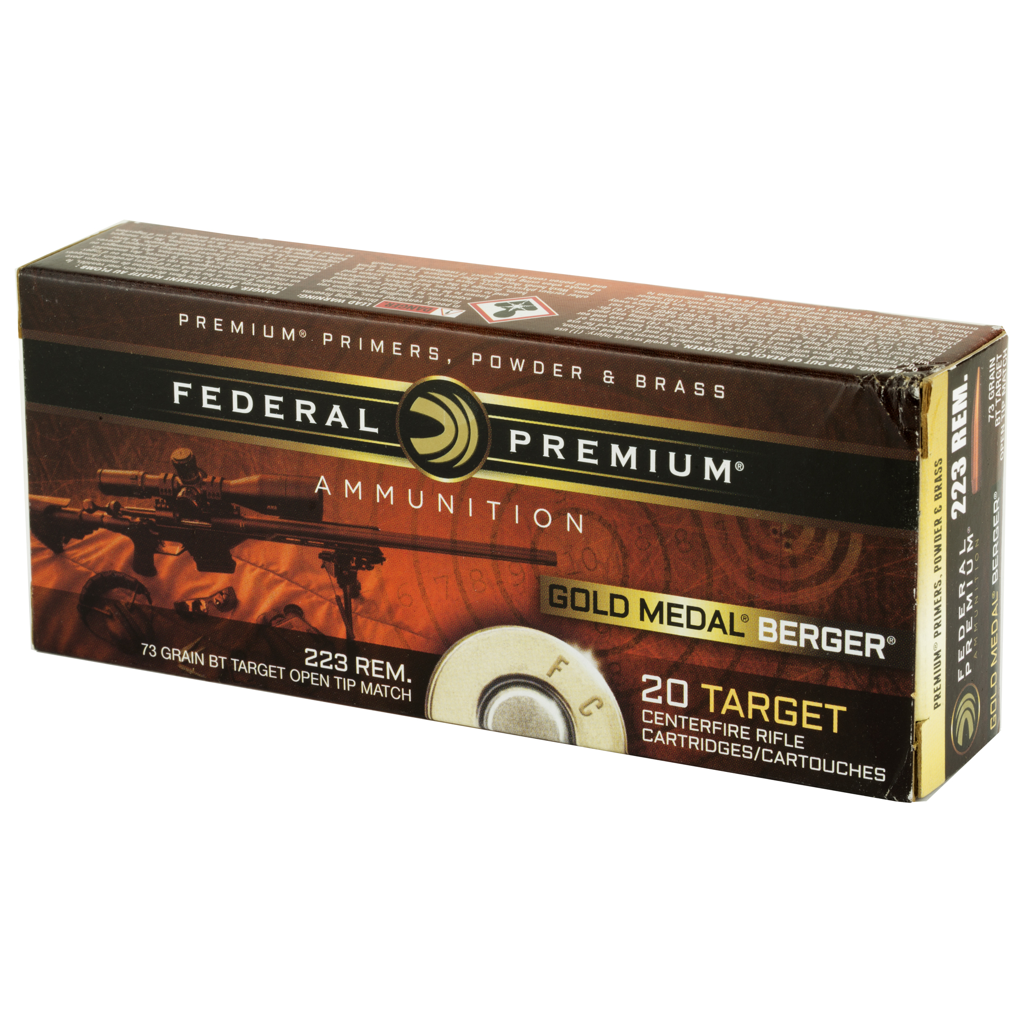 Federal Gold Mdl 223 Remington 73gr Berger 20 - Image 4