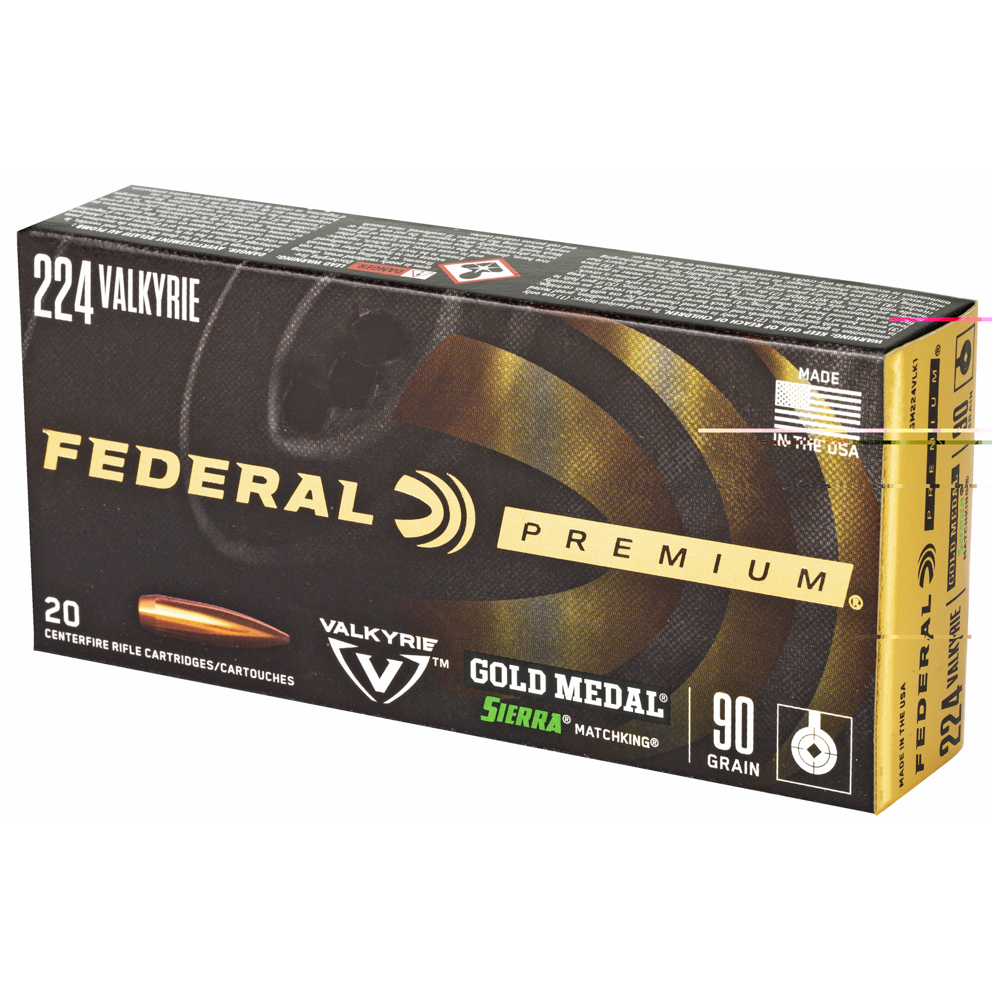 Federal Gold Mdl 224vlk 90gr Bthp - Image 4