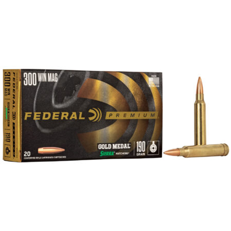 Federal Gold Mdl 300wn 190gr Bthp
