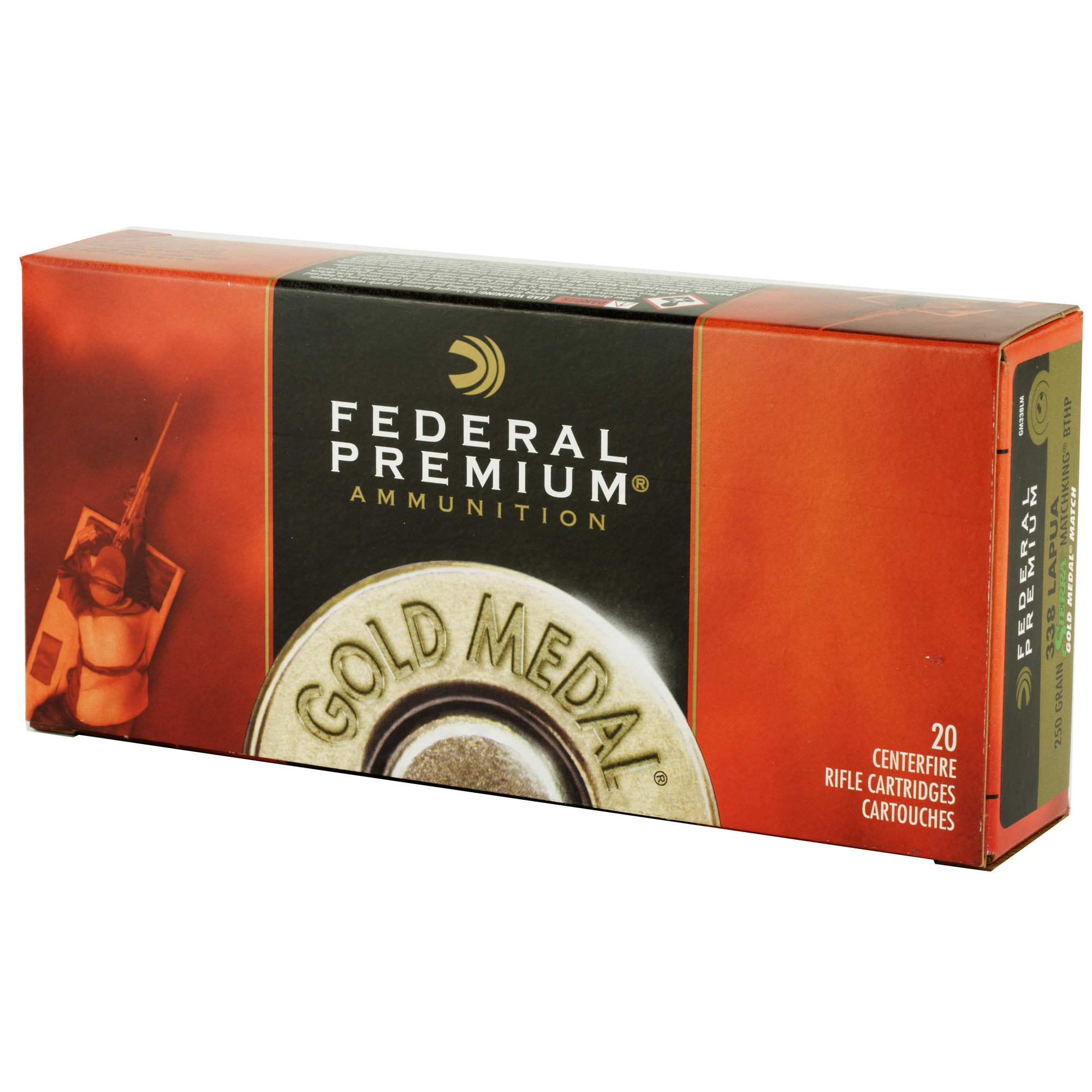 Federal Gold Mdl 338lap 250gr Bthp 20- - Image 2
