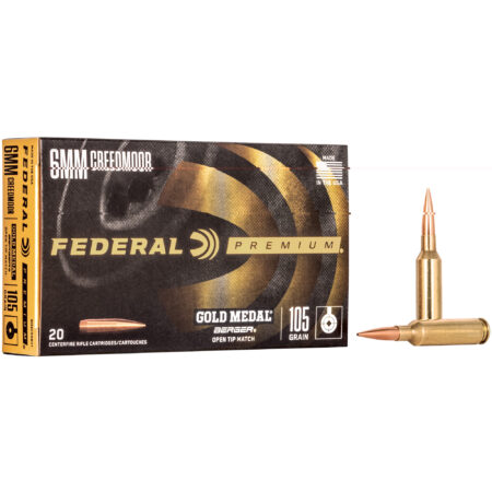 Federal Gold Mdl 6mm Crd 105gr Berg 20