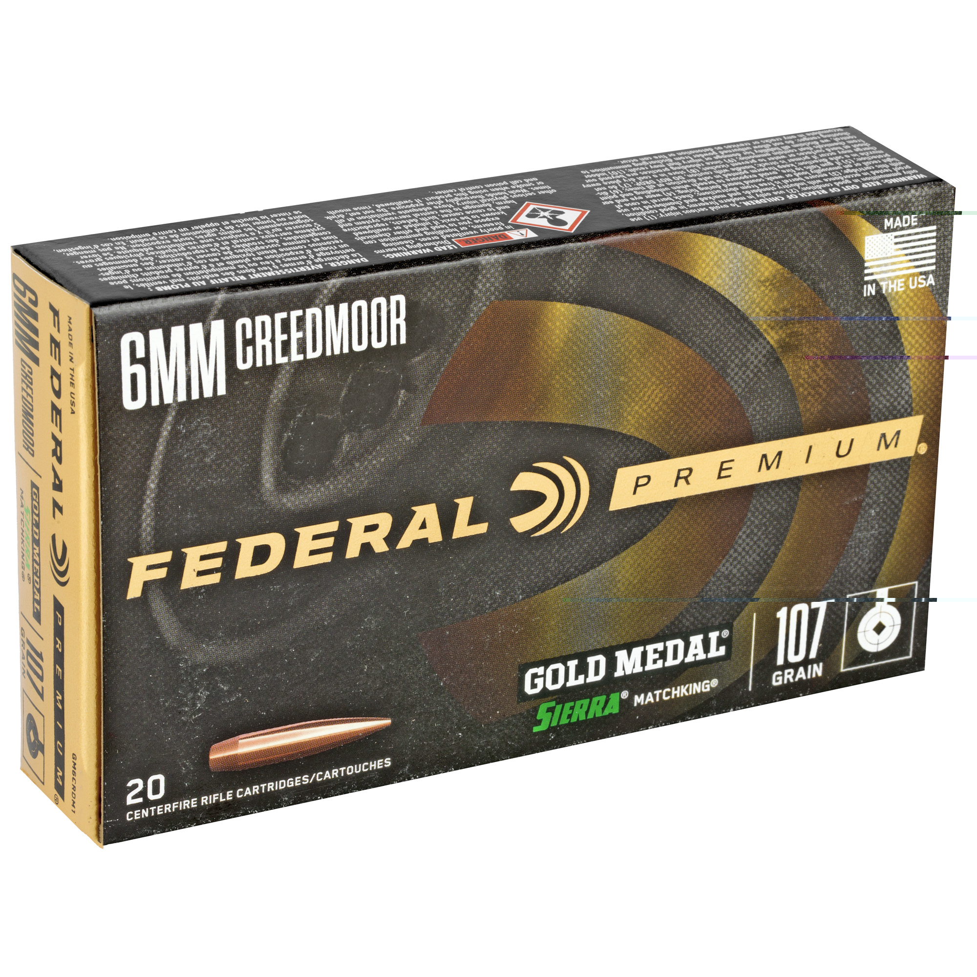 Federal Gold Mdl 6mmcrd 107gr Smk - Image 3