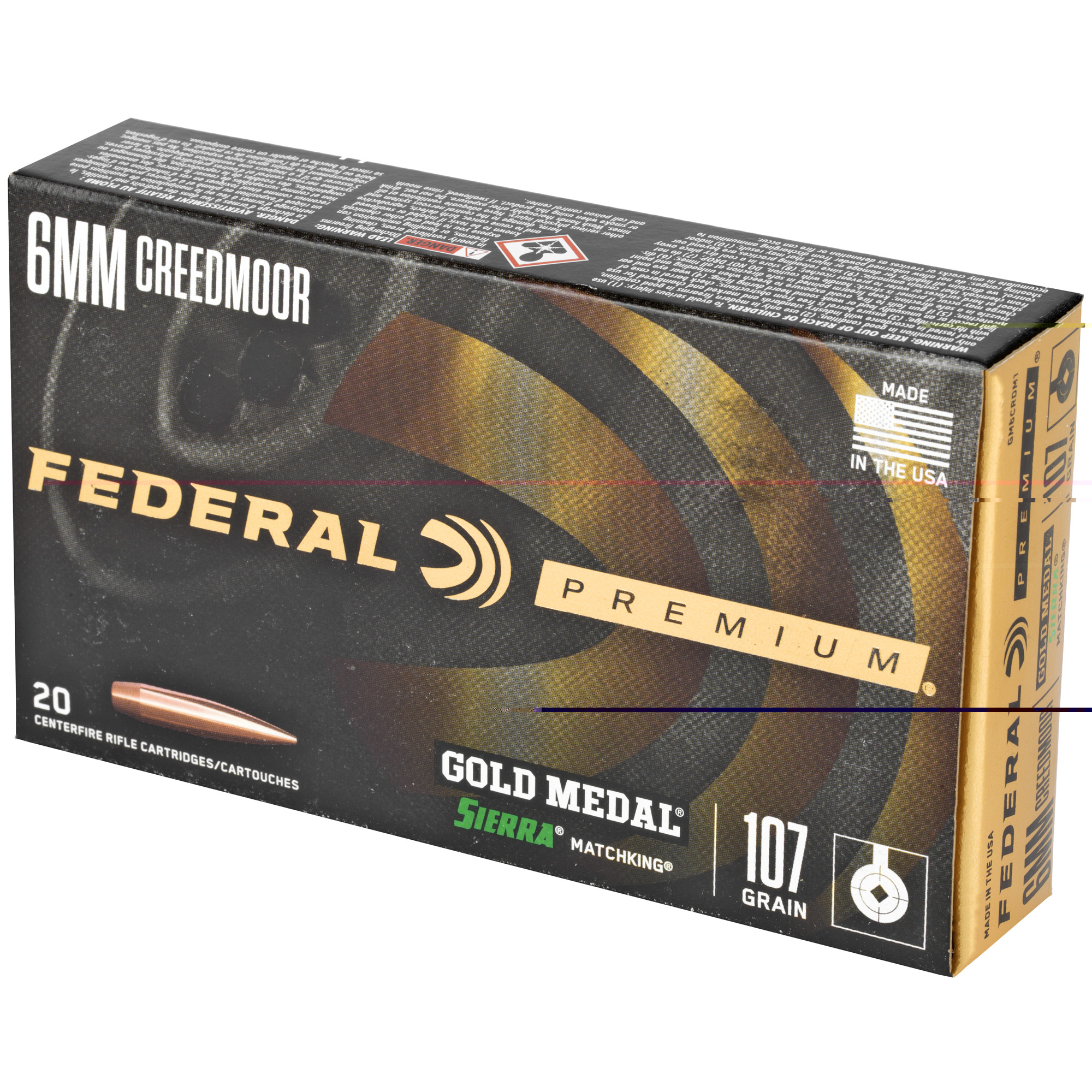 Federal Gold Mdl 6mmcrd 107gr Smk - Image 2