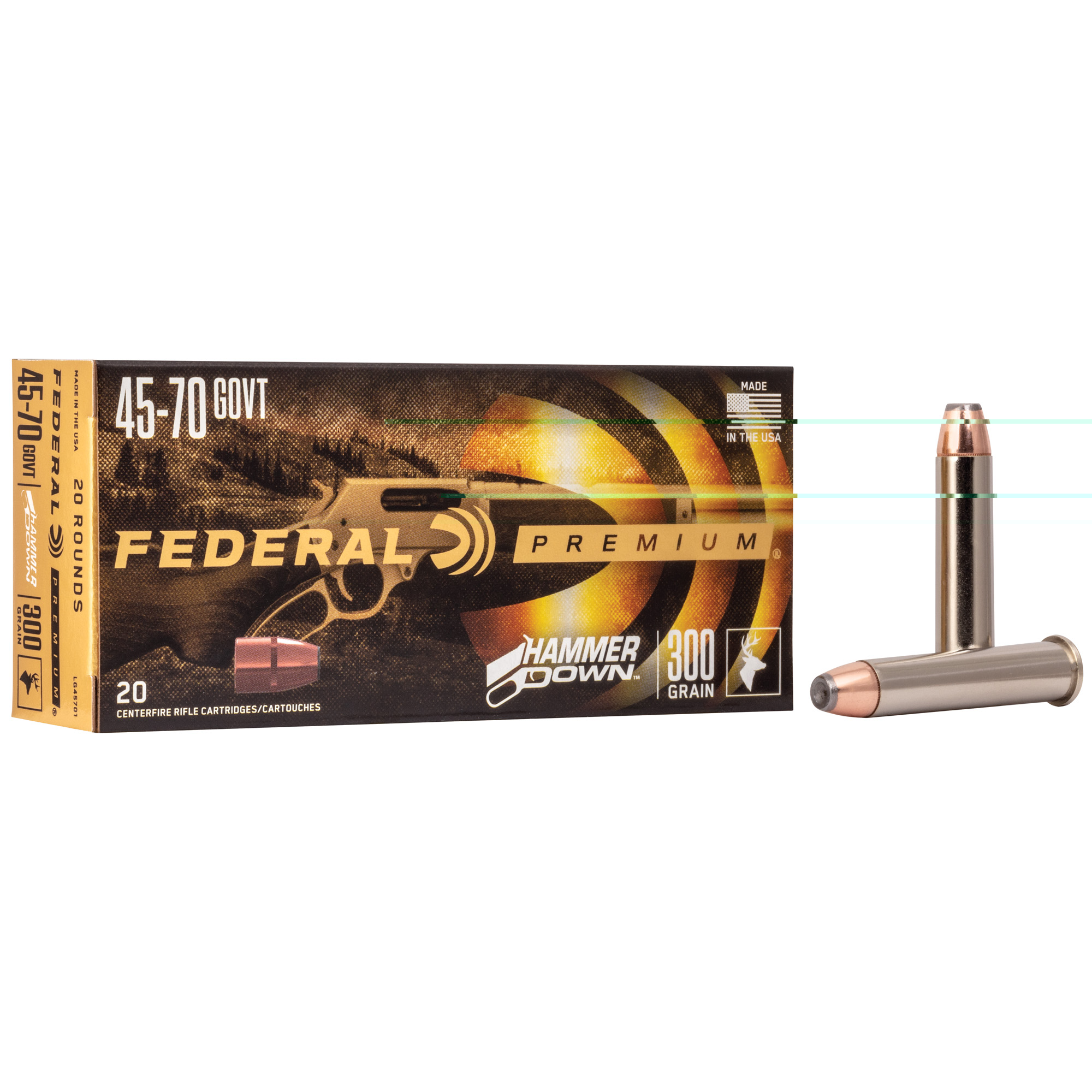 Federal Hmr Dwn 45-70gvt 300gr Sp