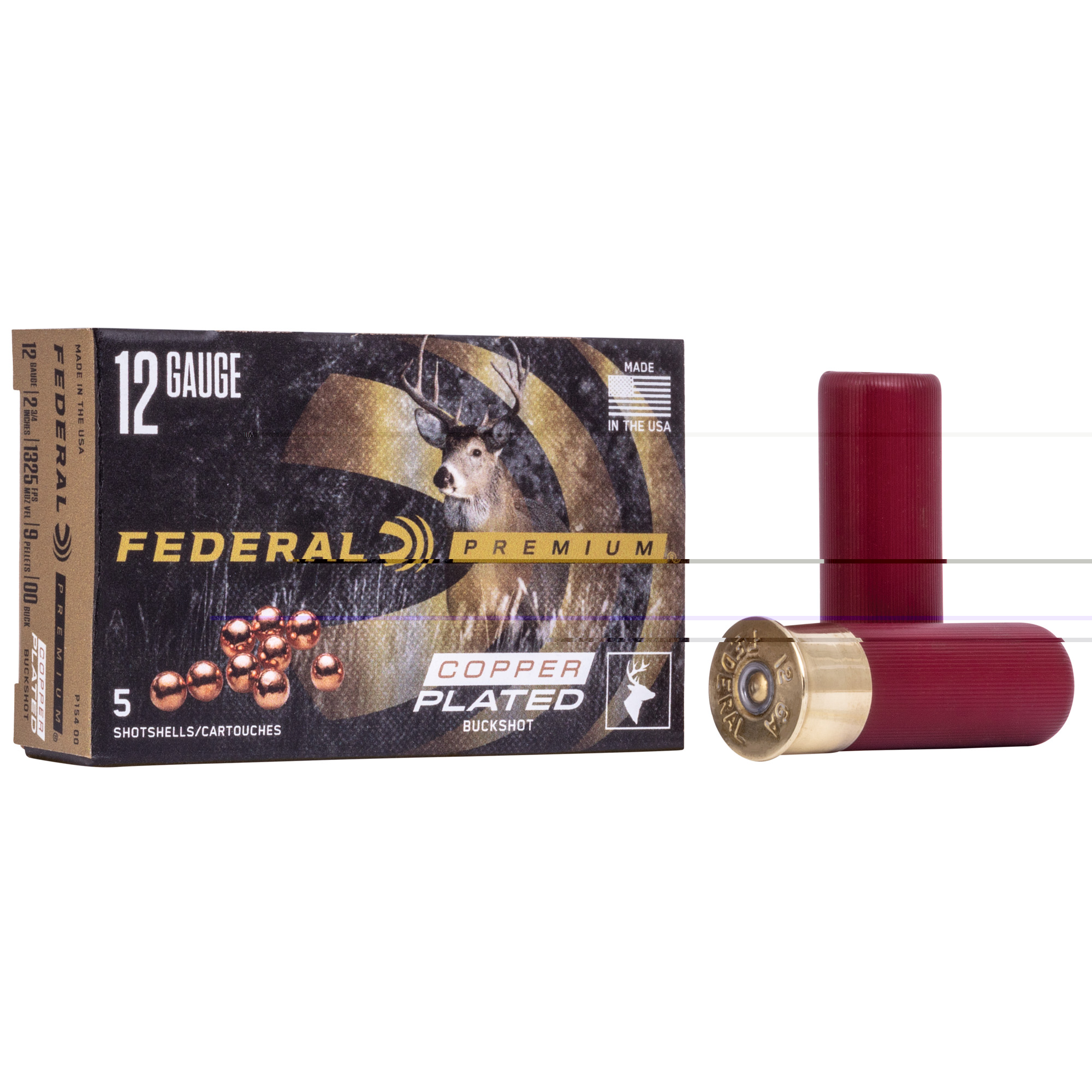 Federal Prm Vshok 12ga 2.75 00 Bck