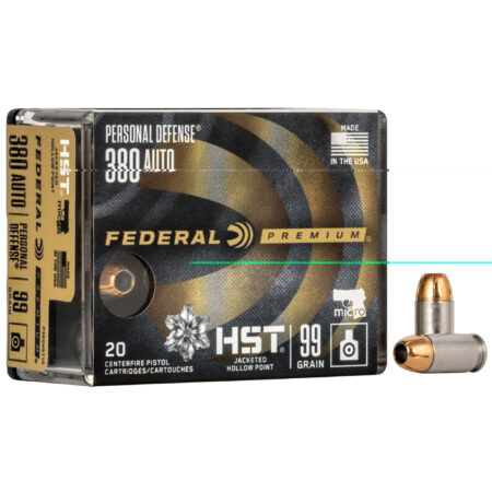 Federal Prm Hst 380 ACP 99gr JHP