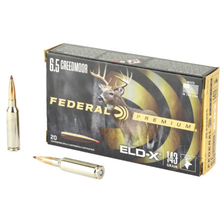Federal PRemington 6.5 Creedmoor 143gr Eld-x