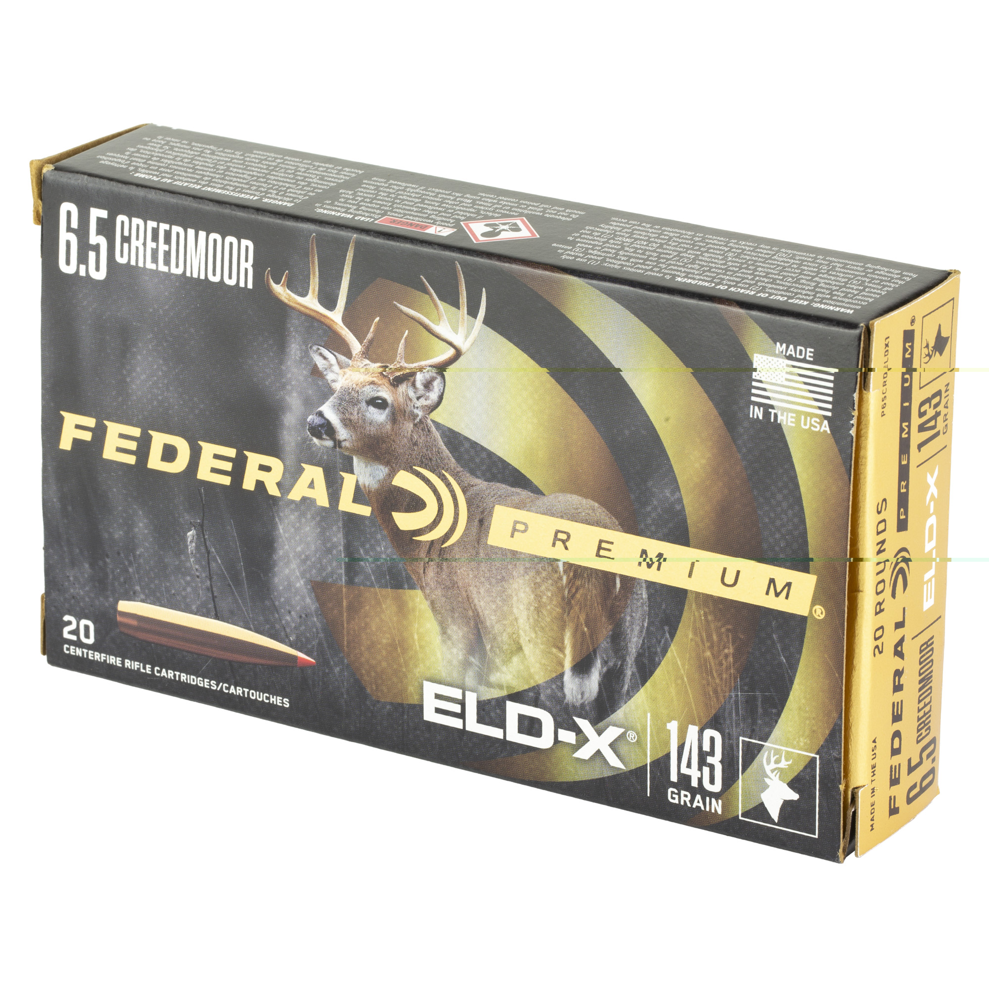 Federal PRemington 6.5 Creedmoor 143gr Eld-x - Image 3
