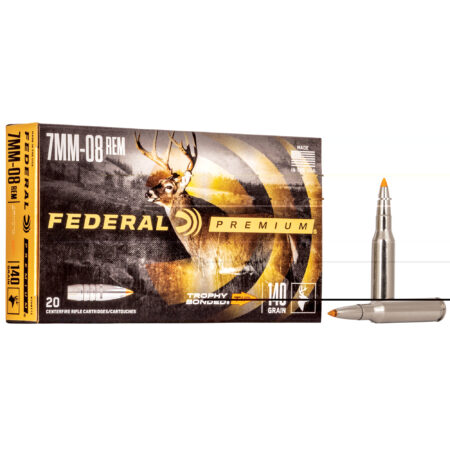 Federal Prm 7mm08 140gr Trphy Tip