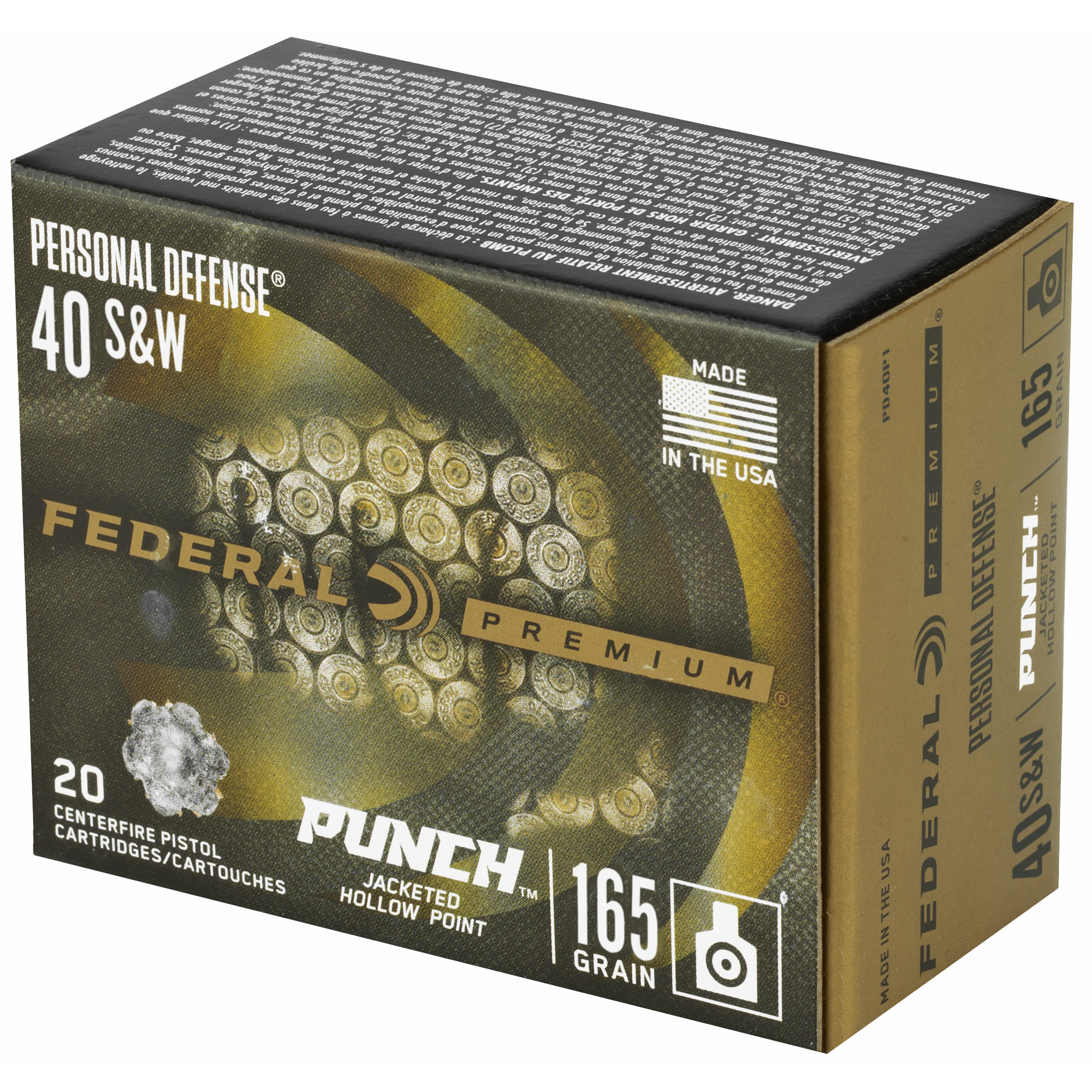 Federal Punch 40 S&w 165gr JHP - Image 4